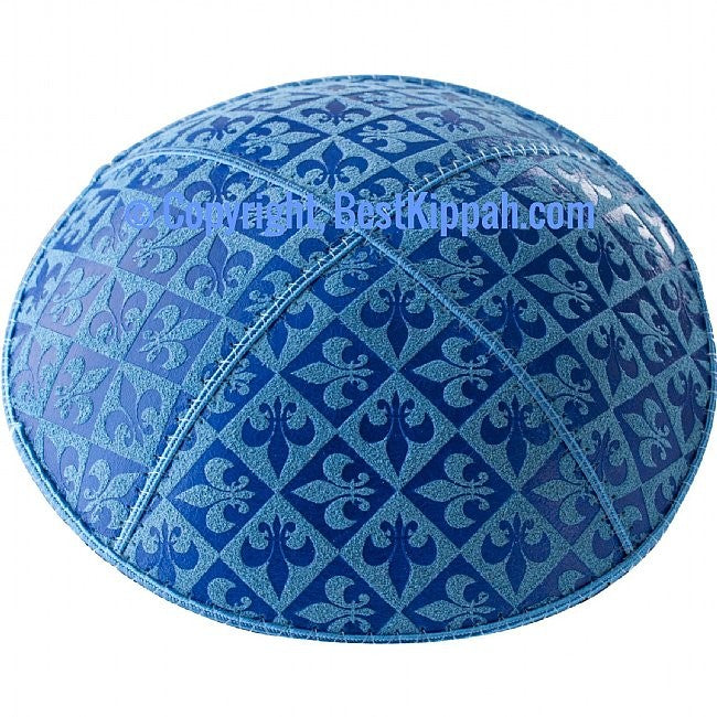 D70 - FLEUR DE LE EMBOSSING (kippah)