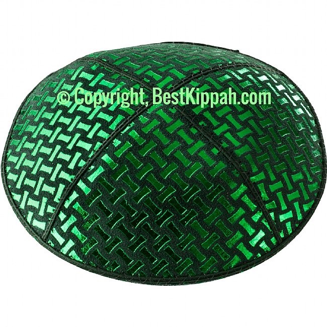 D75 - CHAIN LINK EMBOSSING (kippah)