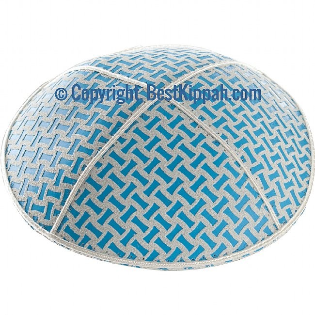 D75 - CHAIN LINK EMBOSSING (kippah)