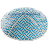 D75 - CHAIN LINK EMBOSSING (kippah)