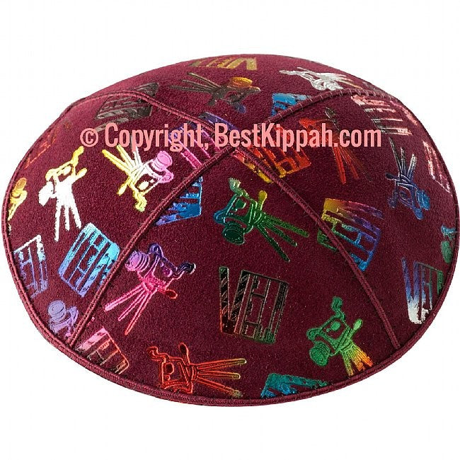 D104 - MOVIE THEME EMBOSSING (kippah)