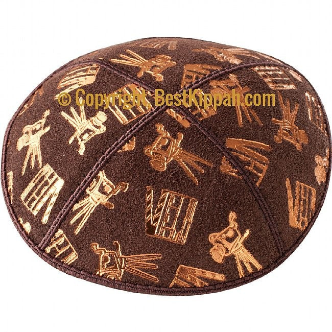 D104 - MOVIE THEME EMBOSSING (kippah)