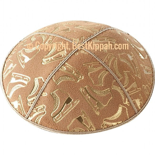 D105 - ICE SKATES EMBOSSING (kippah)