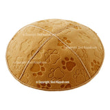 C33 - PAW PRINT EMBOSSING KIPPAH