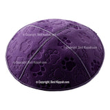 C33 - PAW PRINT EMBOSSING KIPPAH