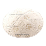 C33 - PAW PRINT EMBOSSING KIPPAH