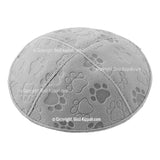 C33 - PAW PRINT EMBOSSING KIPPAH