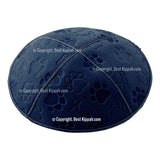 C33 - PAW PRINT EMBOSSING KIPPAH