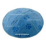 C33 - PAW PRINT EMBOSSING KIPPAH