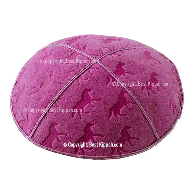 C34 - HORSES EMBOSSING KIPPAH