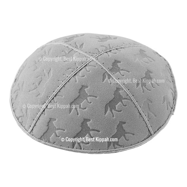 C34 - HORSES EMBOSSING KIPPAH