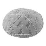 C34 - HORSES EMBOSSING KIPPAH