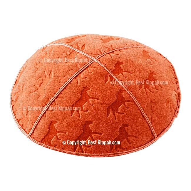 C34 - HORSES EMBOSSING KIPPAH