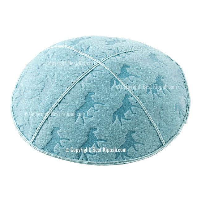 C34 - HORSES EMBOSSING KIPPAH