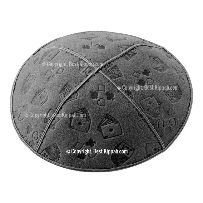 C36 - PLAYING CARDS EMBOSSING KIPPAH