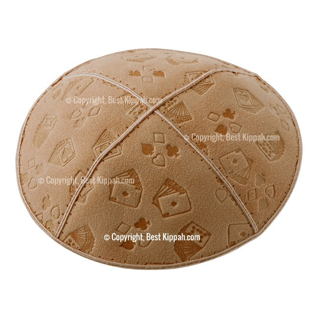 C36 - PLAYING CARDS EMBOSSING KIPPAH