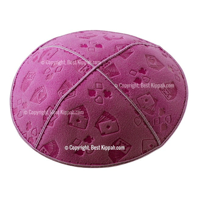 C36 - PLAYING CARDS EMBOSSING KIPPAH