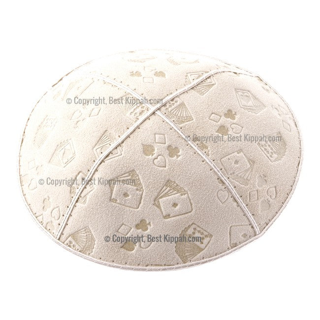 C36 - PLAYING CARDS EMBOSSING KIPPAH