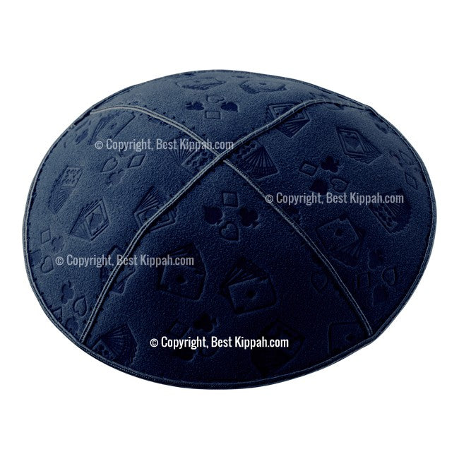 C36 - PLAYING CARDS EMBOSSING KIPPAH