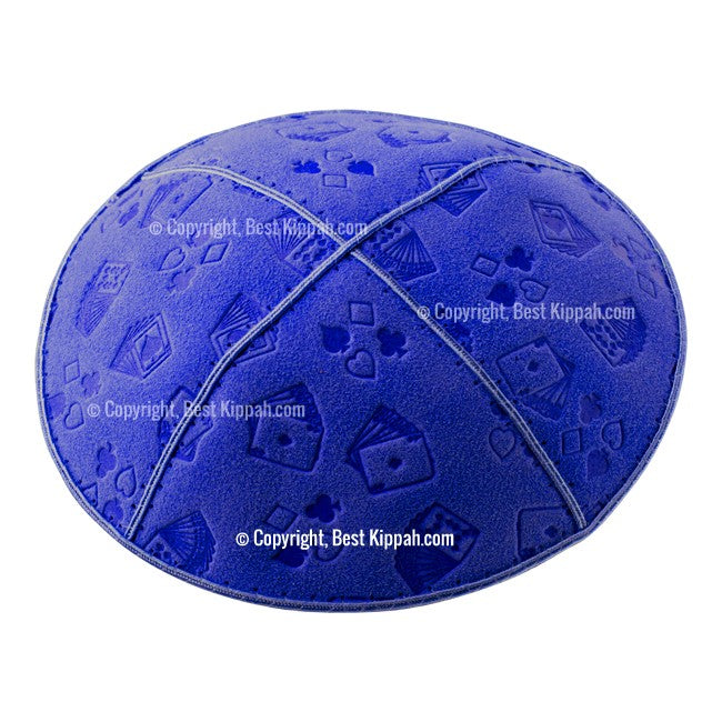 C36 - PLAYING CARDS EMBOSSING KIPPAH