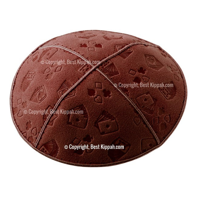 C36 - PLAYING CARDS EMBOSSING KIPPAH