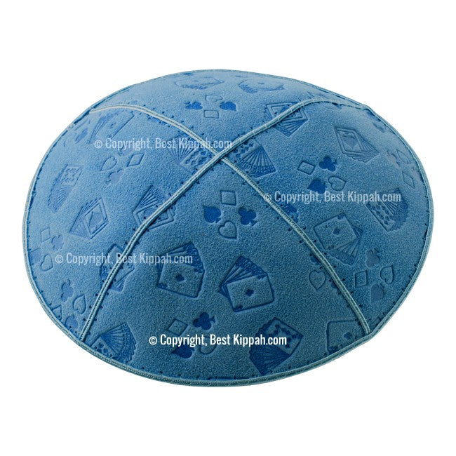 C36 - PLAYING CARDS EMBOSSING KIPPAH