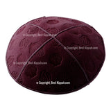 C39 - SEA SHELLS EMBOSSING KIPPAH