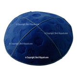 C39 - SEA SHELLS EMBOSSING KIPPAH