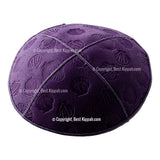 C39 - SEA SHELLS EMBOSSING KIPPAH