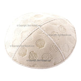 C39 - SEA SHELLS EMBOSSING KIPPAH