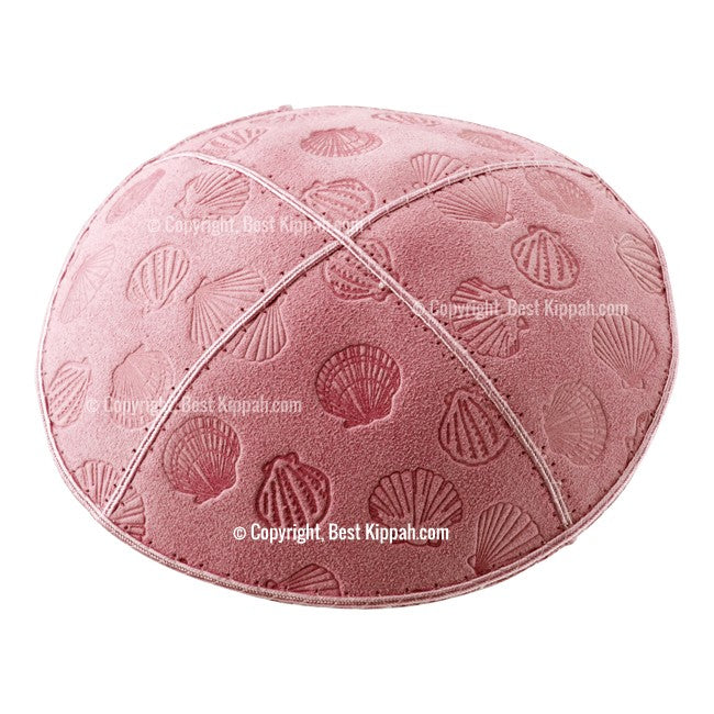 C39 - SEA SHELLS EMBOSSING KIPPAH