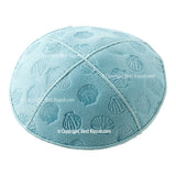 C39 - SEA SHELLS EMBOSSING KIPPAH