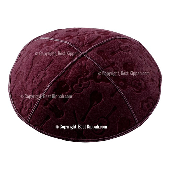 C41 - GUITAR EMBOSSING KIPPAH