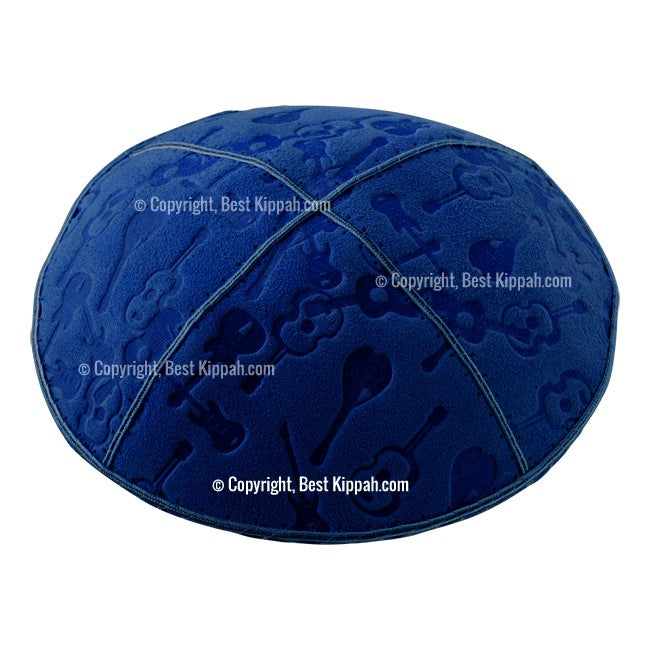C41 - GUITAR EMBOSSING KIPPAH