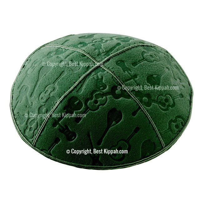 C41 - GUITAR EMBOSSING KIPPAH