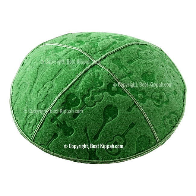 C41 - GUITAR EMBOSSING KIPPAH
