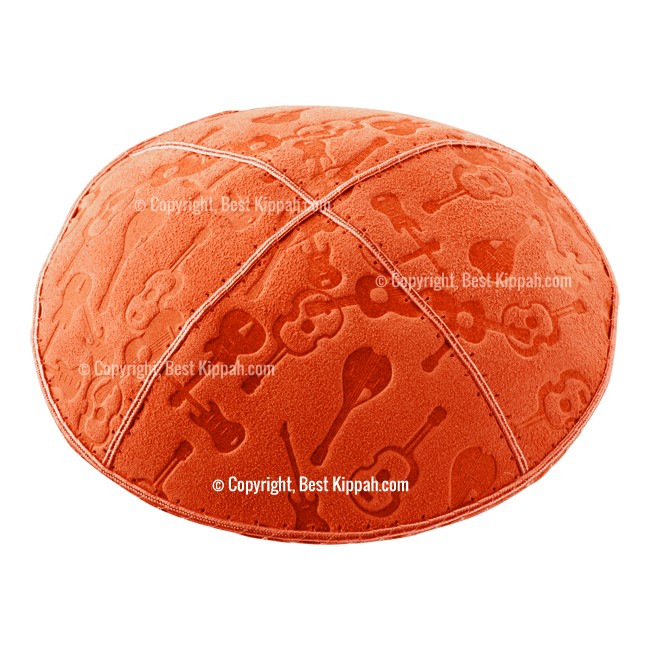 C41 - GUITAR EMBOSSING KIPPAH