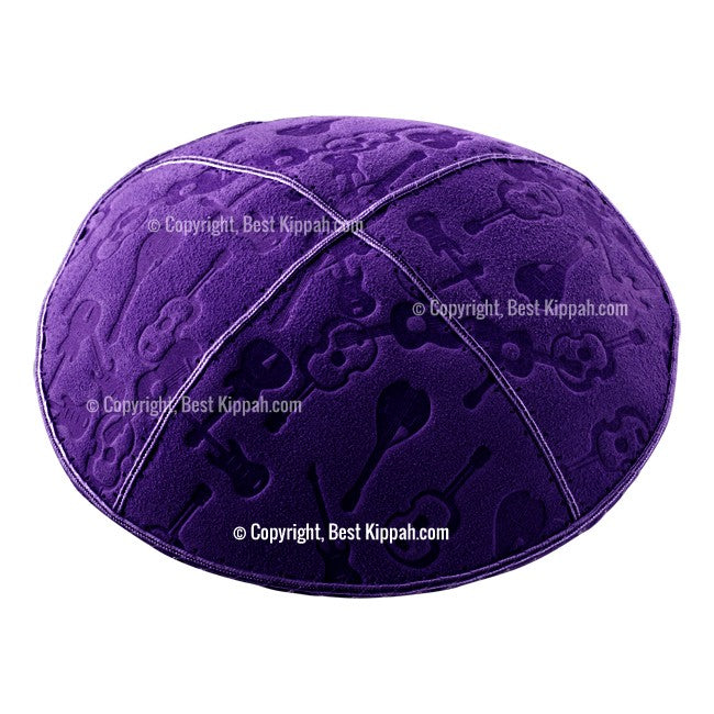 C41 - GUITAR EMBOSSING KIPPAH
