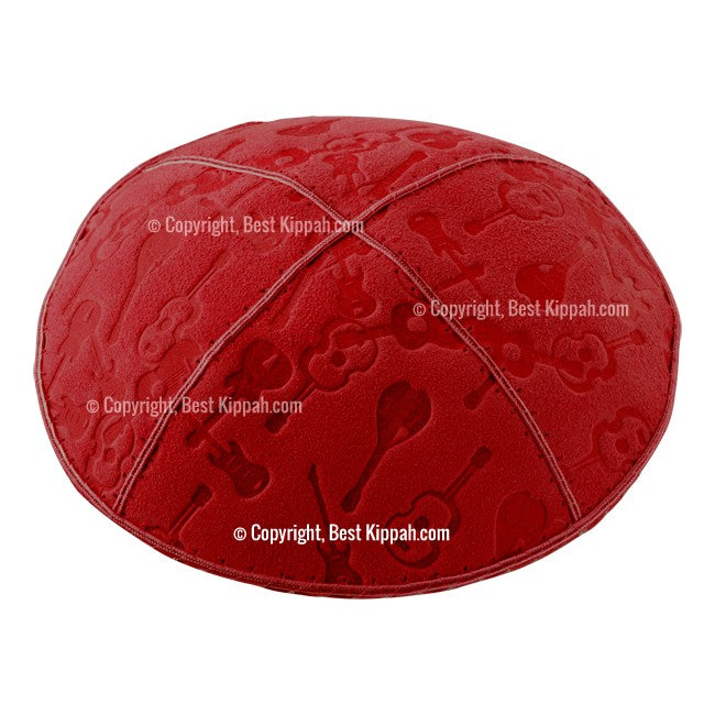 C41 - GUITAR EMBOSSING KIPPAH