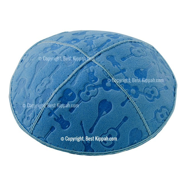 C41 - GUITAR EMBOSSING KIPPAH