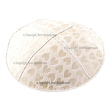 C42 - HEARTS EMBOSSING KIPPAH