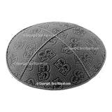 C45 - THEATRE MASKS EMBOSSING KIPPAH