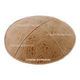 C45 - THEATRE MASKS EMBOSSING KIPPAH