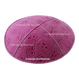 C45 - THEATRE MASKS EMBOSSING KIPPAH