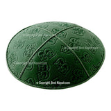 C45 - THEATRE MASKS EMBOSSING KIPPAH