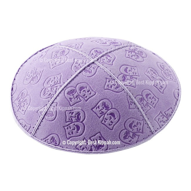 C45 - THEATRE MASKS EMBOSSING KIPPAH