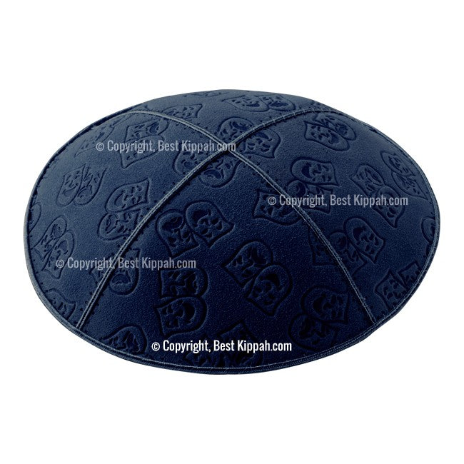 C45 - THEATRE MASKS EMBOSSING KIPPAH