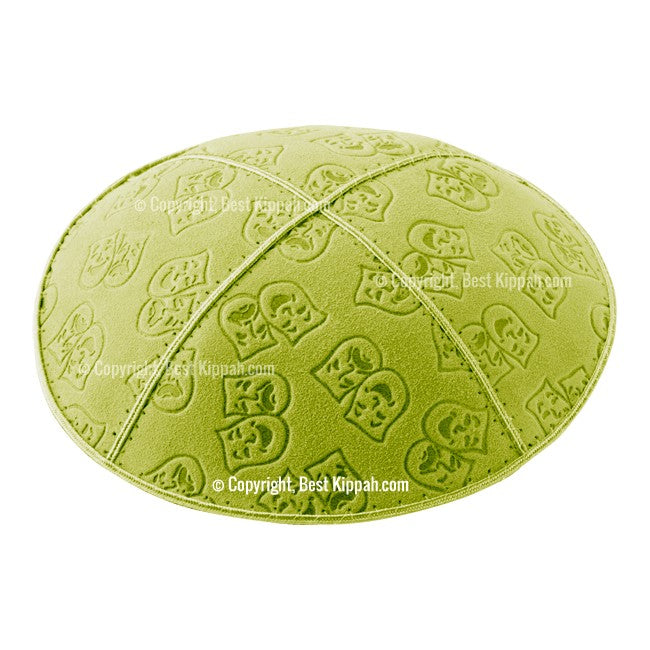 C45 - THEATRE MASKS EMBOSSING KIPPAH