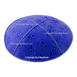 C45 - THEATRE MASKS EMBOSSING KIPPAH