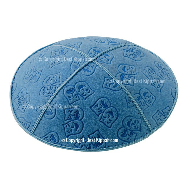 C45 - THEATRE MASKS EMBOSSING KIPPAH
